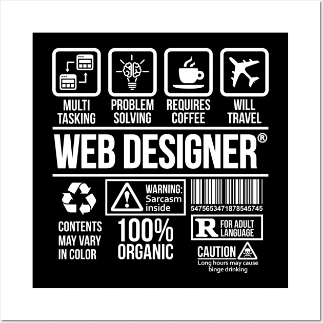 Web Designer T-shirt | Job Profession | #DW Wall Art by DynamiteWear